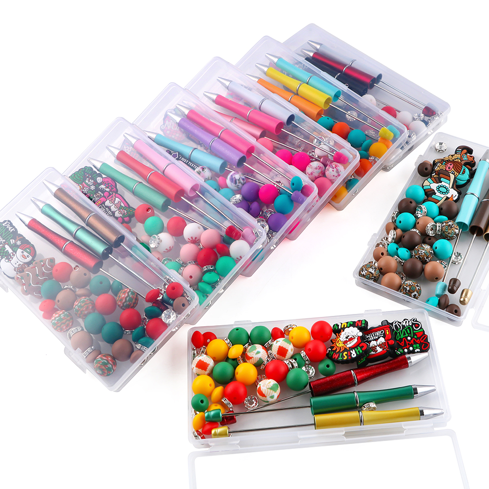 Supply Of Office Stationery - 54Pcs/Box Ballpoint Pen DIY Bead Pen