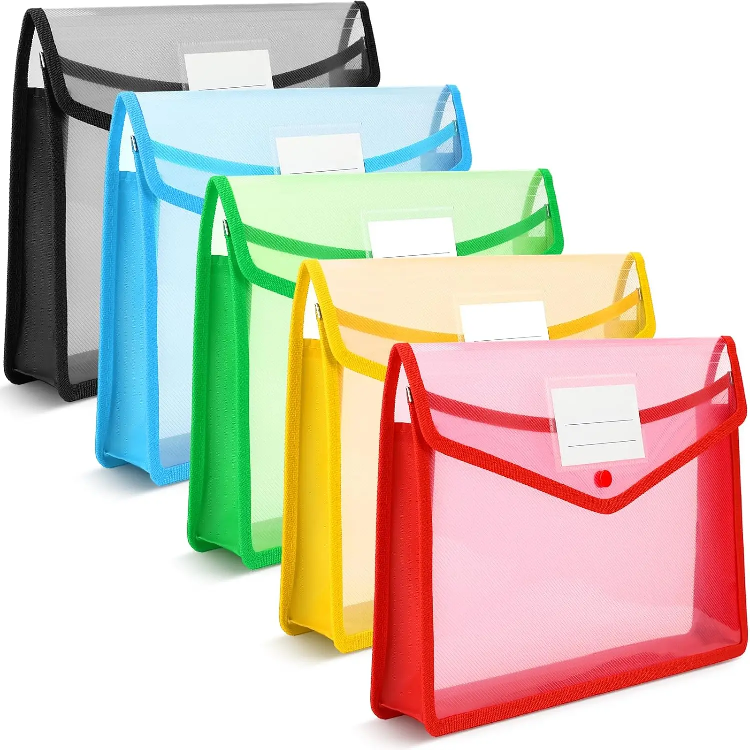 Supply Of Office Stationery - B5 Plastic File Folders Large Capacity