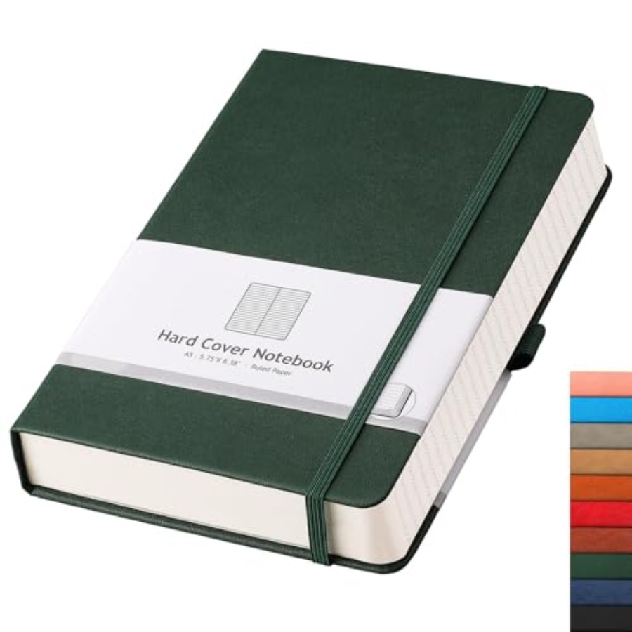 Journal Leather Hardcover - Lined Journal Notebook - 320 Numbe