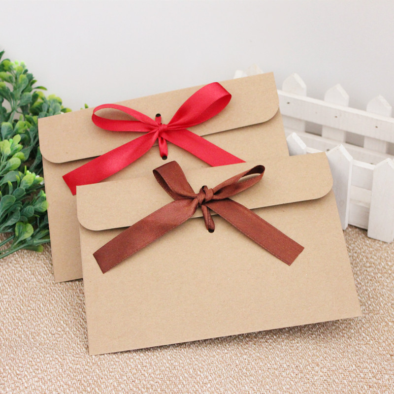 10Pcs Retro Kraft Envelope Bag - Letter Envelope Kraft のレビューと価格