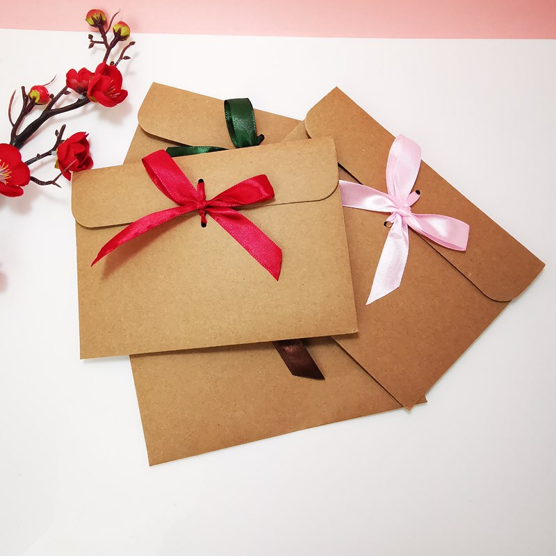 10Pcs Retro Kraft Envelope Bag - Letter Envelope Kraft のレビューと価格
