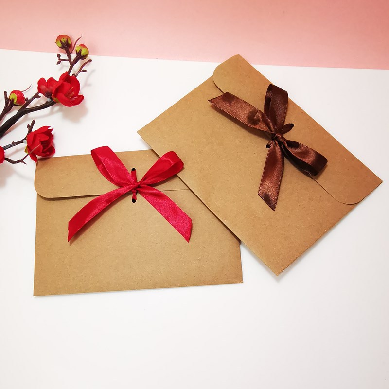 10Pcs Retro Kraft Envelope Bag - Letter Envelope Kraft のレビューと価格