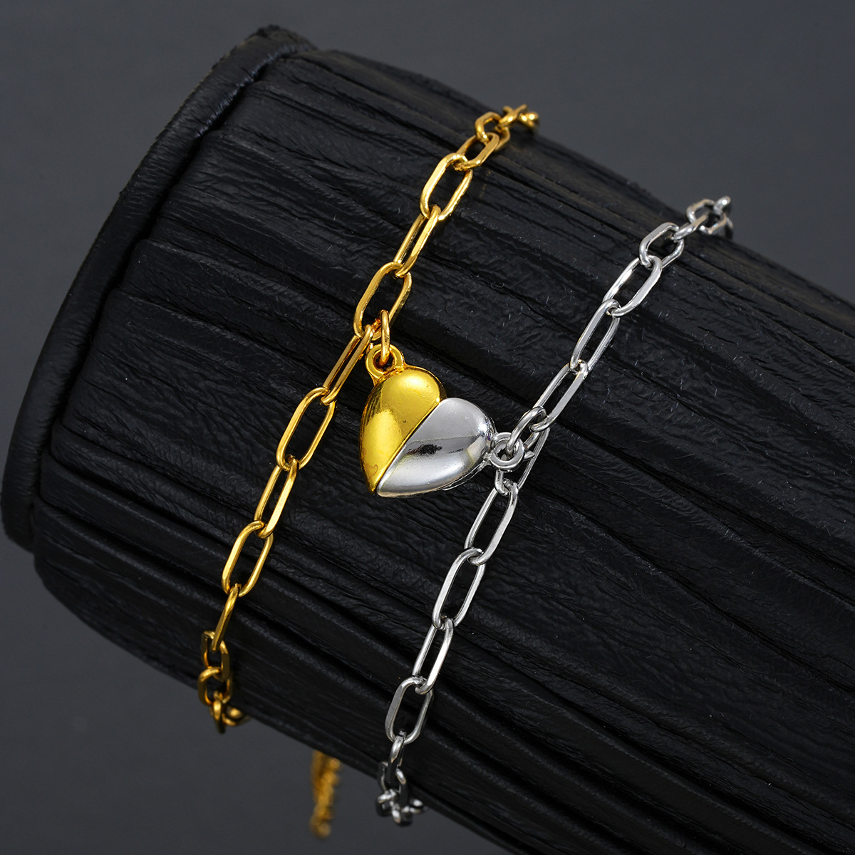 Magnetic Heart Couple Bracelet - Paperclip Magnetic Set のレビューと価格