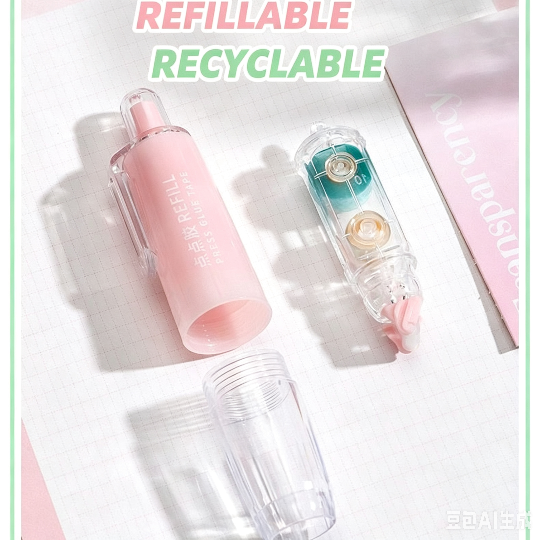 4Pcs Retractable Dot Glue Tape - Glue Stick Pack のレビューと価格