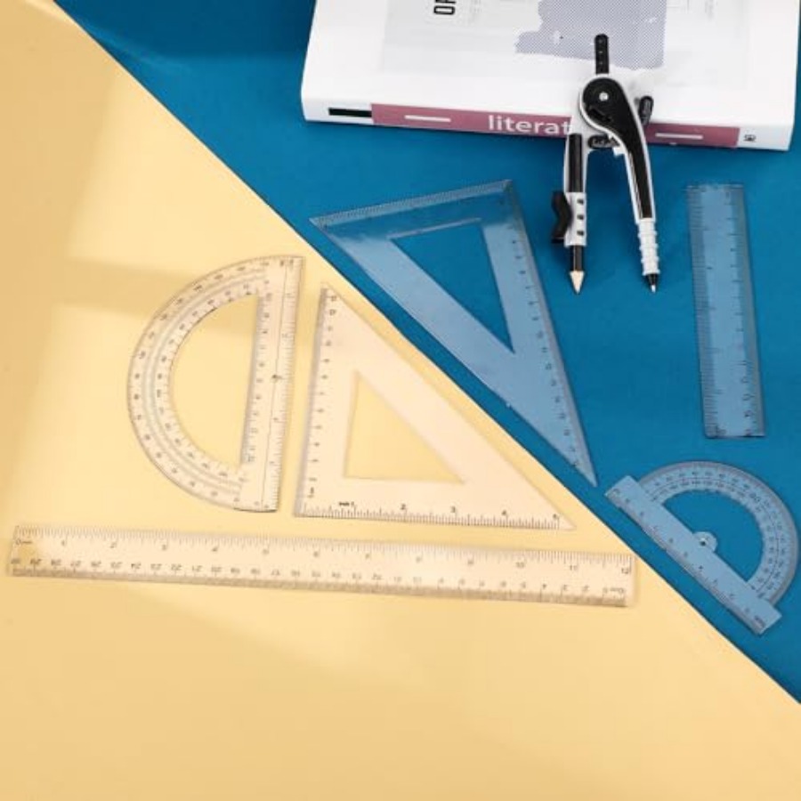 Set Plastic Geometry Math Set  - Compass Geometry Set のレビューと価格