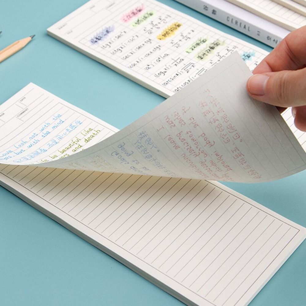 Simple Non-sticky Long Notepad - Graph Paper Pad のレビューと価格