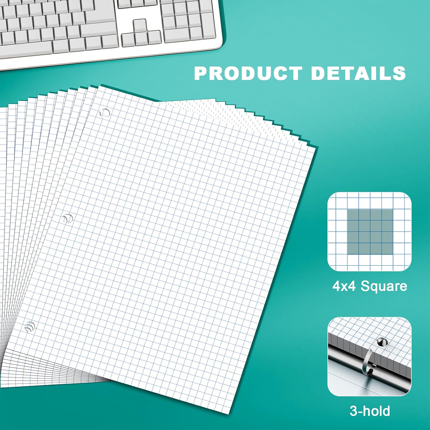 Loose Leaf Graph Paper Noteboo - Graph Paper Pad のレビューと価格