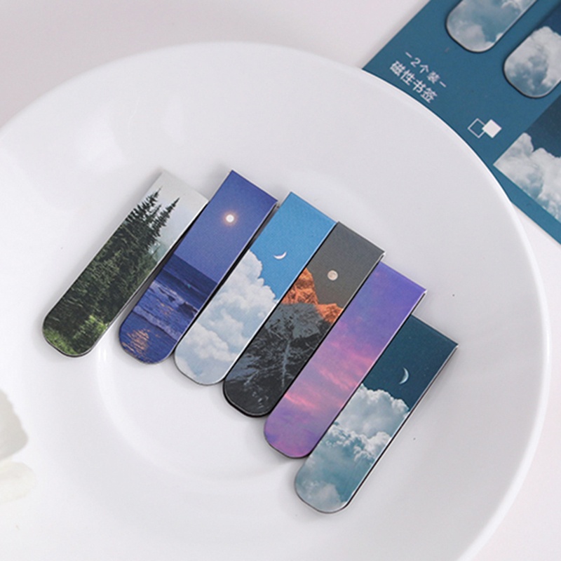 2Pcs Magnetic Bookmark Beautif - Paperclip Magnetic Set のレビューと価格