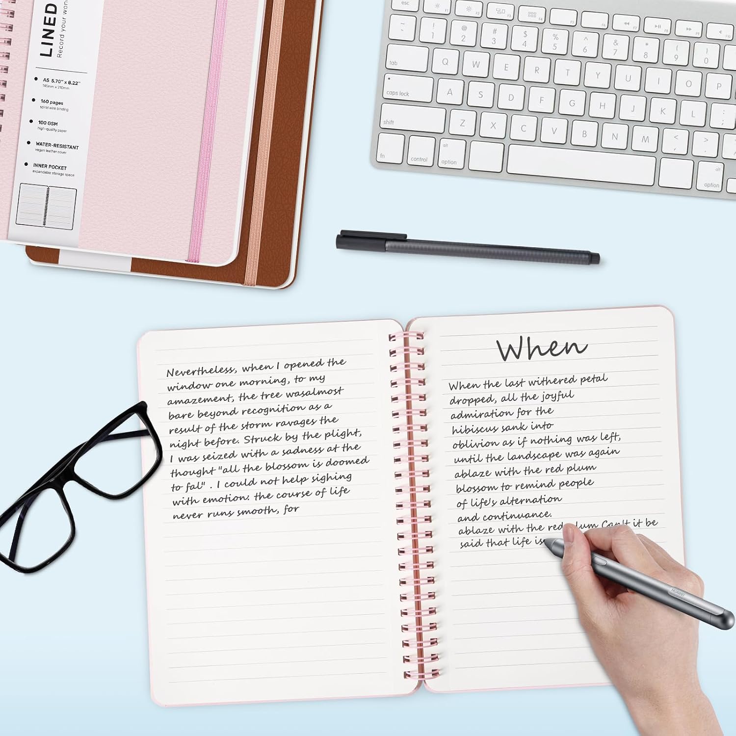 Lined Spiral Journal Notebook  - Journal Leather Hardcover のレビューと価格
