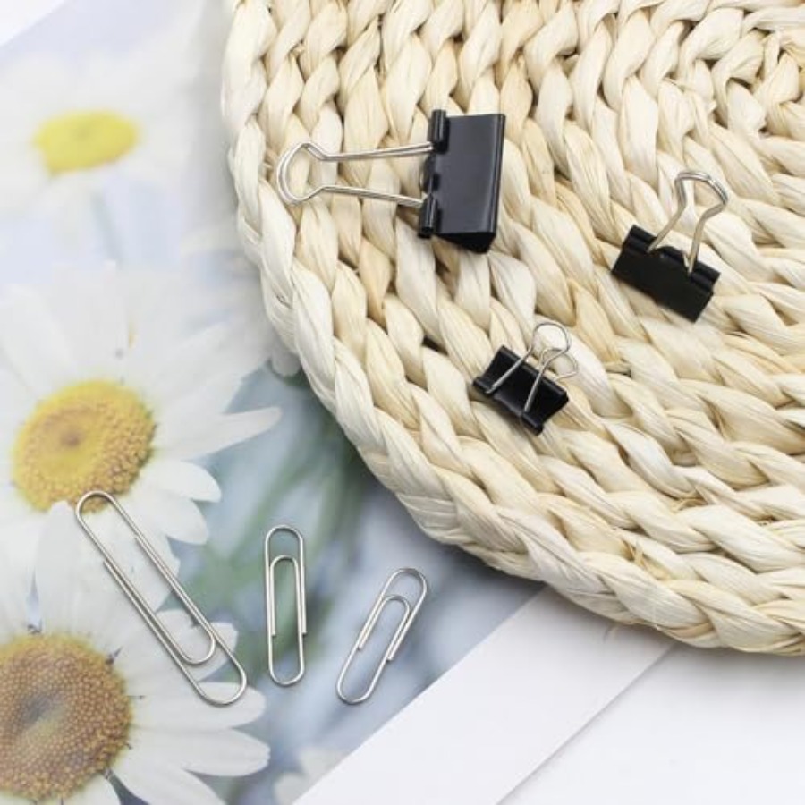 340 Pcs Metal Binder Clips Pap - Binder Clip Assorted のレビューと価格
