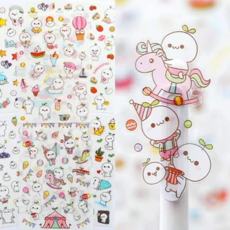6 Sheets/Pack Cartoon Cat and  - Total Stationery & Office Supply のレビューと価格