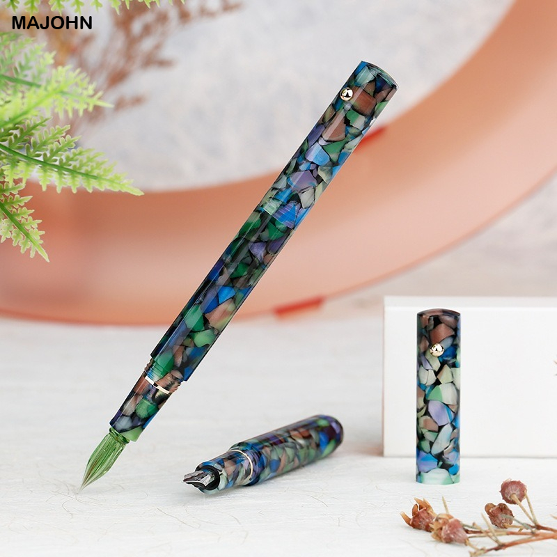 MAJOHN N8 Resin Glass Dip Pen  - Fountain Pen Ink のレビューと価格