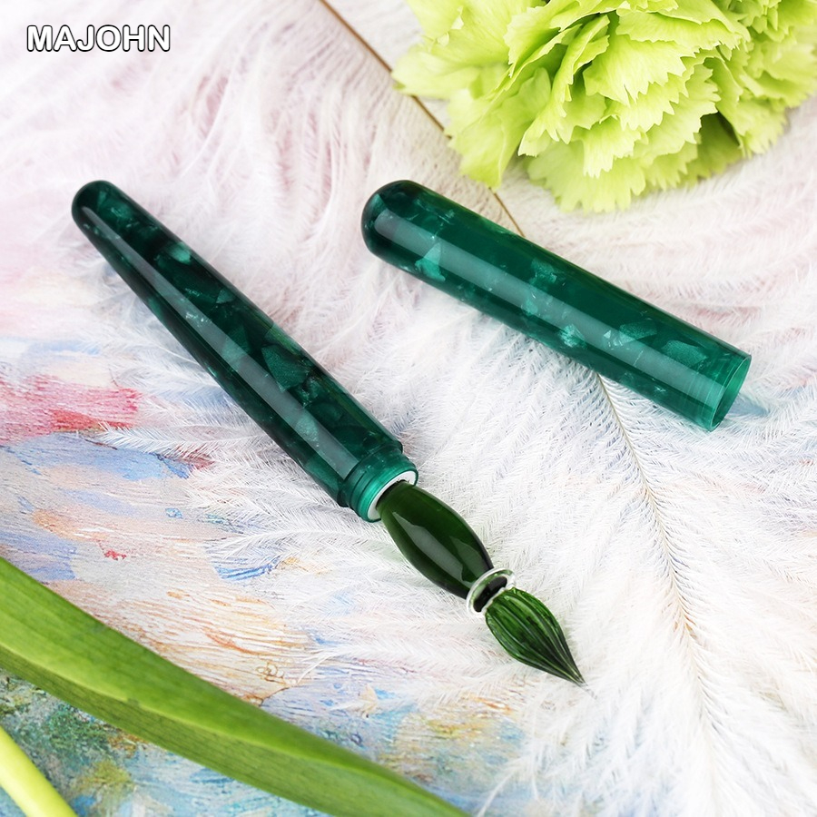 MAJOHN N10 Resin Handmade Glas - Fountain Pen Ink のレビューと価格
