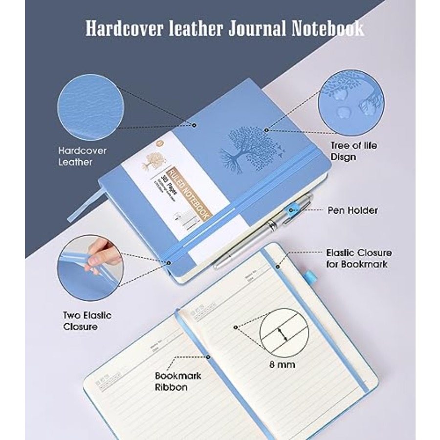 Lined Journal Notebook -365 Pa - Journal Leather Hardcover のレビューと価格