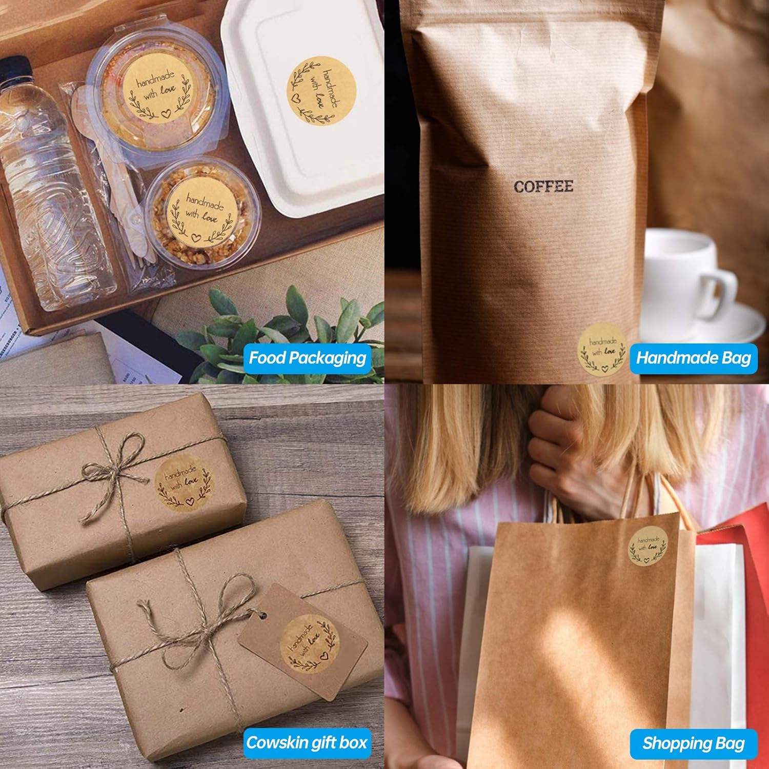 500 Pcs Baking Kraft Paper Hea - Letter Envelope Kraft のレビューと価格