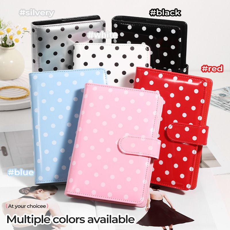 A5 Colorful Retro Red Sliver B - Notebook Dotted A5 のレビューと価格