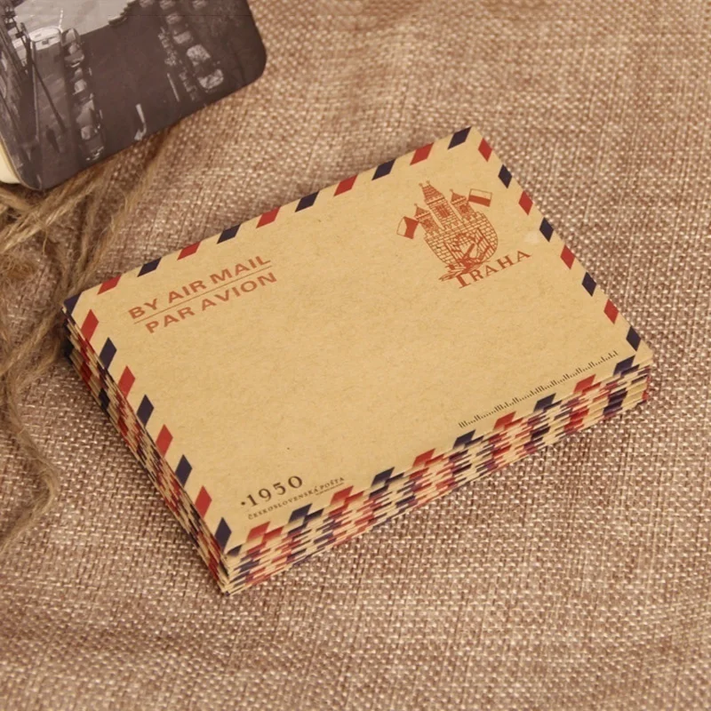 10pcs 9.7*7.5cm  Retro Popular - Letter Envelope Kraft のレビューと価格