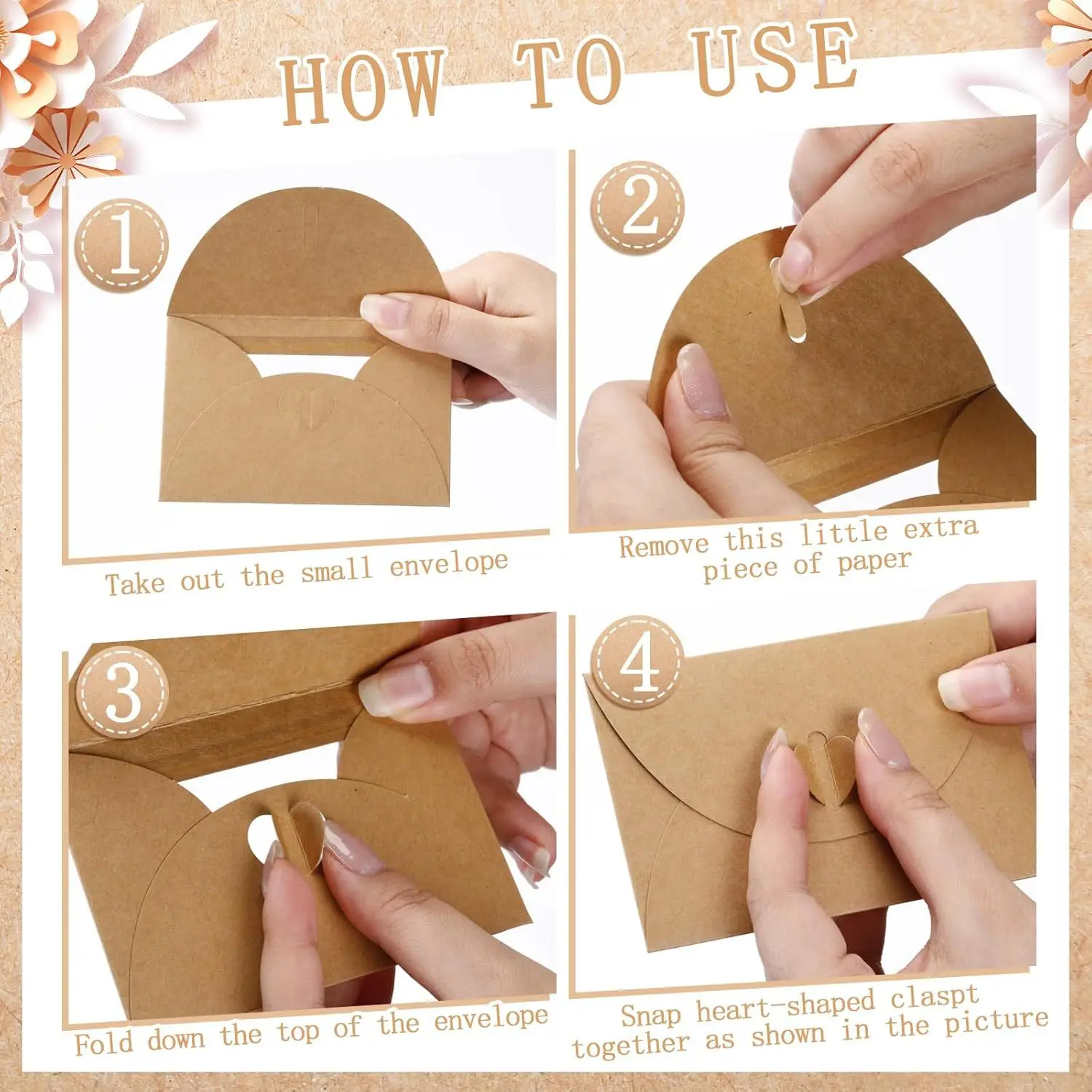 50pcs/lot 10.5X7cm Envelope Po - Letter Envelope Kraft のレビューと価格