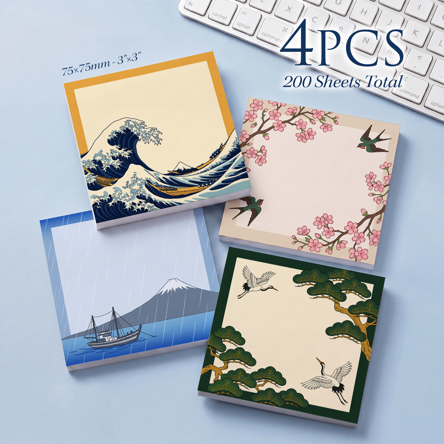 4pcs Japanese Style Sticky Not - Total Stationery & Office Supply のレビューと価格