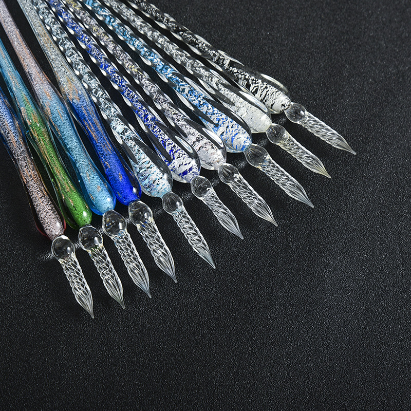 Colored Crystal Glass Dip Pen  - Fountain Pen Ink のレビューと価格