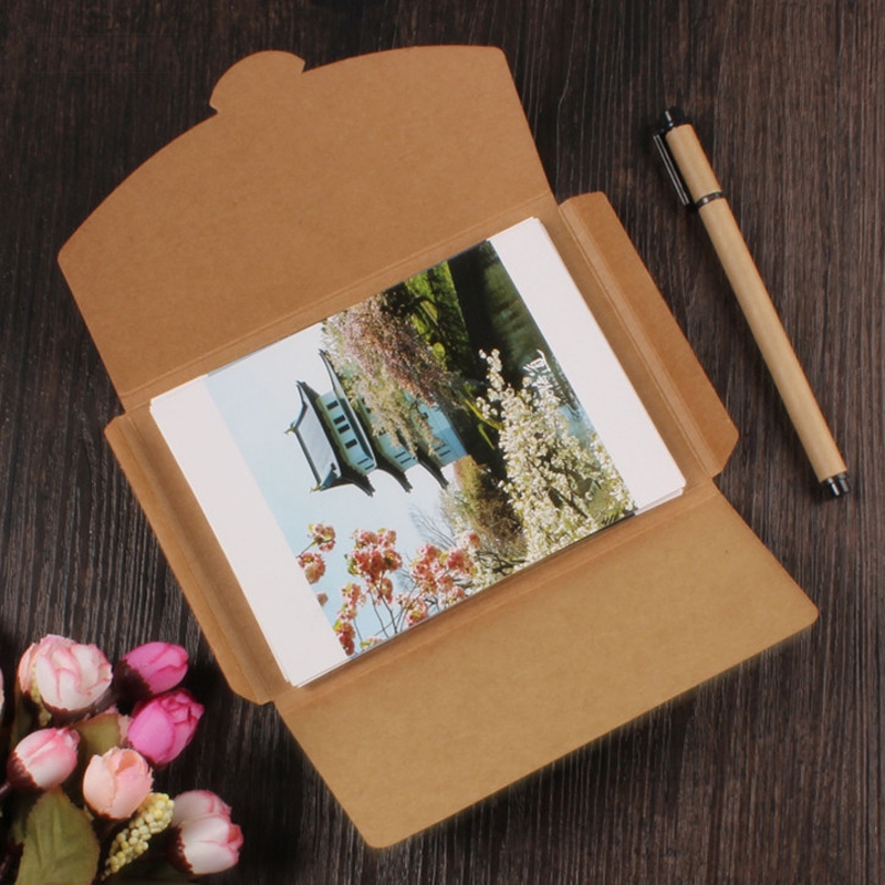 50pcs Blank Kraft Paper Envelo - Letter Envelope Kraft のレビューと価格