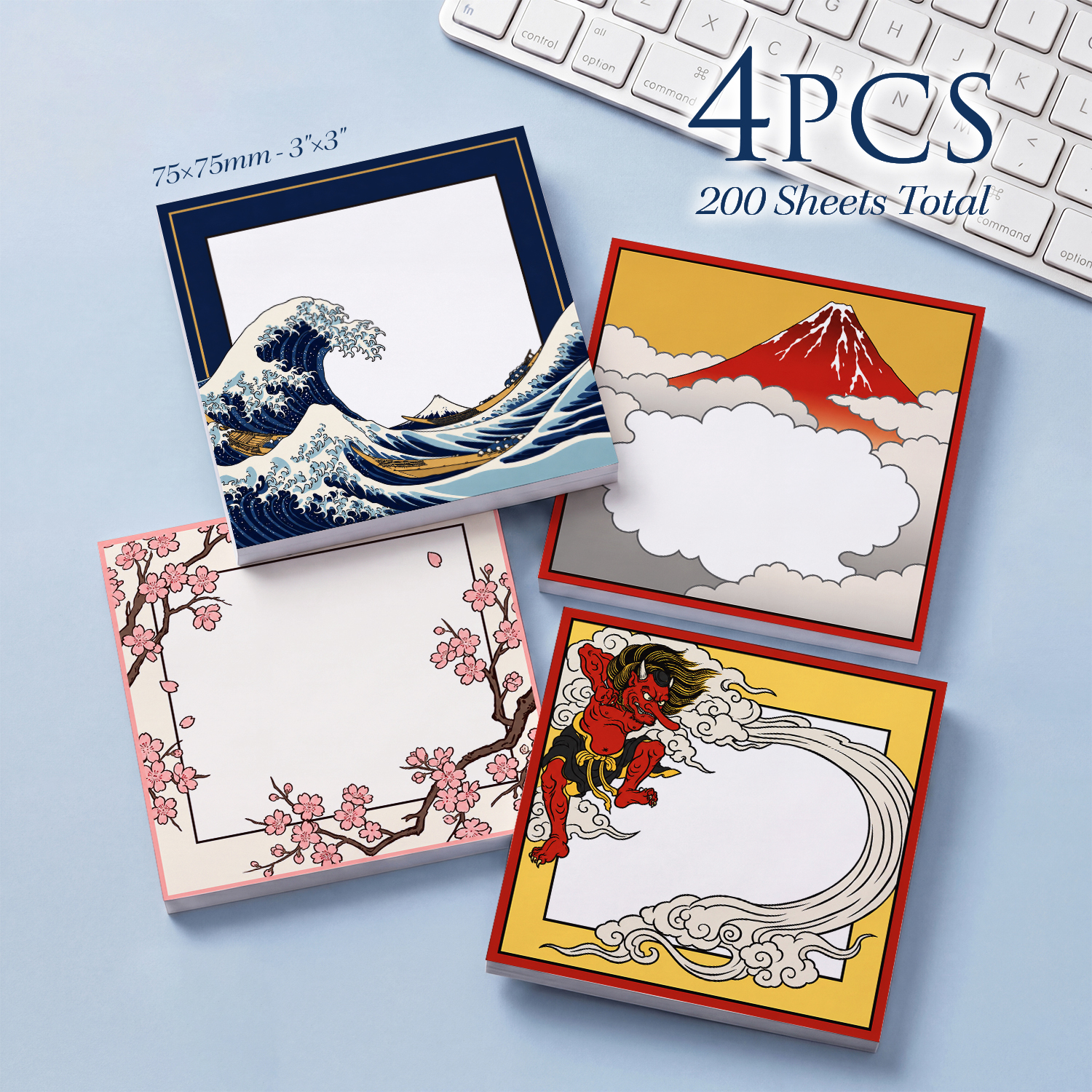 4pcs Japanese Style Sticky Not - Total Stationery & Office Supply のレビューと価格