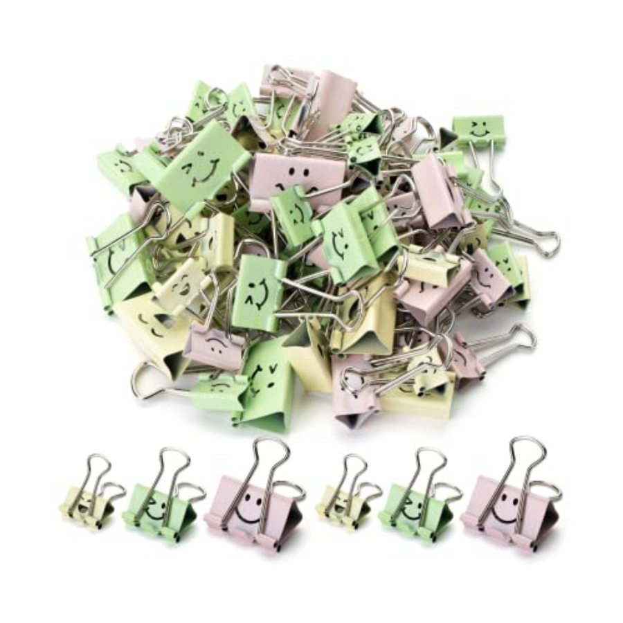 - Cute Binder Clips, 80 pcs, A - Binder Clip Assorted のレビューと価格