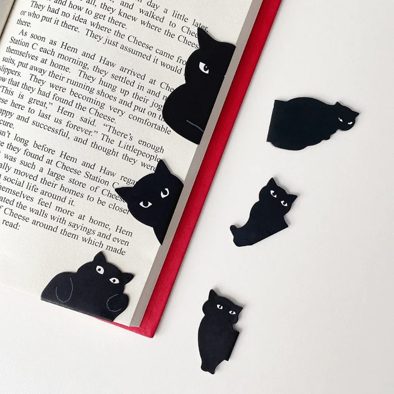 6 Pcs/set Cute Cat Magnet Book - Paperclip Magnetic Set のレビューと価格