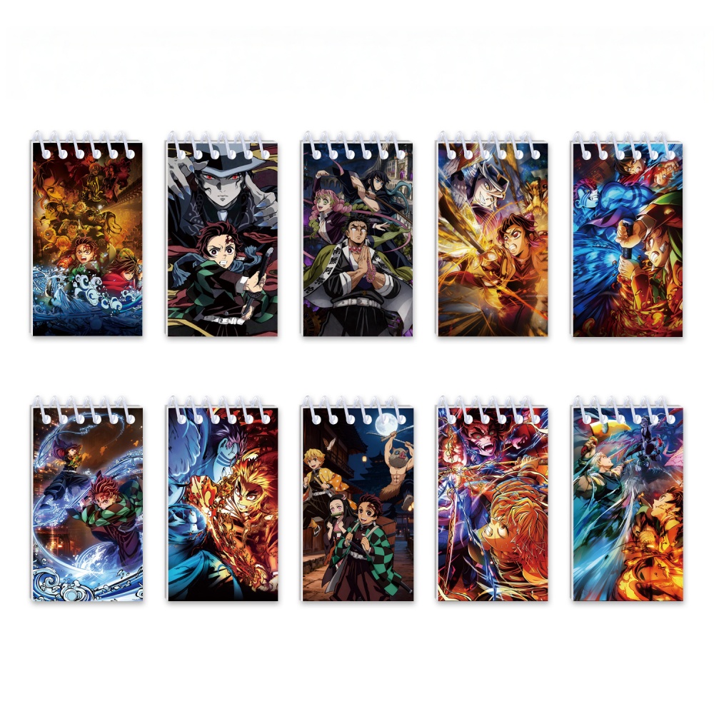 10PCS Demon Slayer Notepads. S - Supply Of Office Stationery のレビューと価格