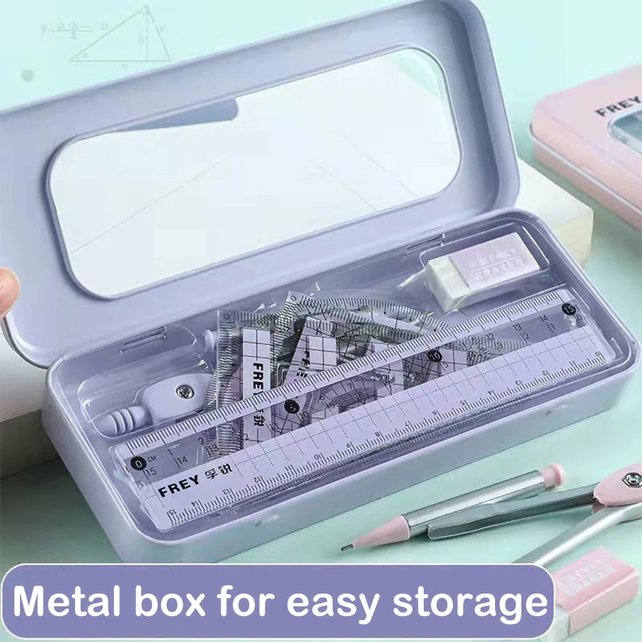 7Pcs Back to School Math Geome - Compass Geometry Set のレビューと価格