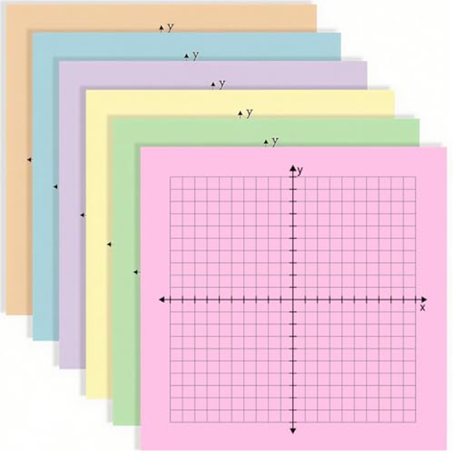 Graph Paper Sticky Notes Set,  - Graph Paper Pad のレビューと価格