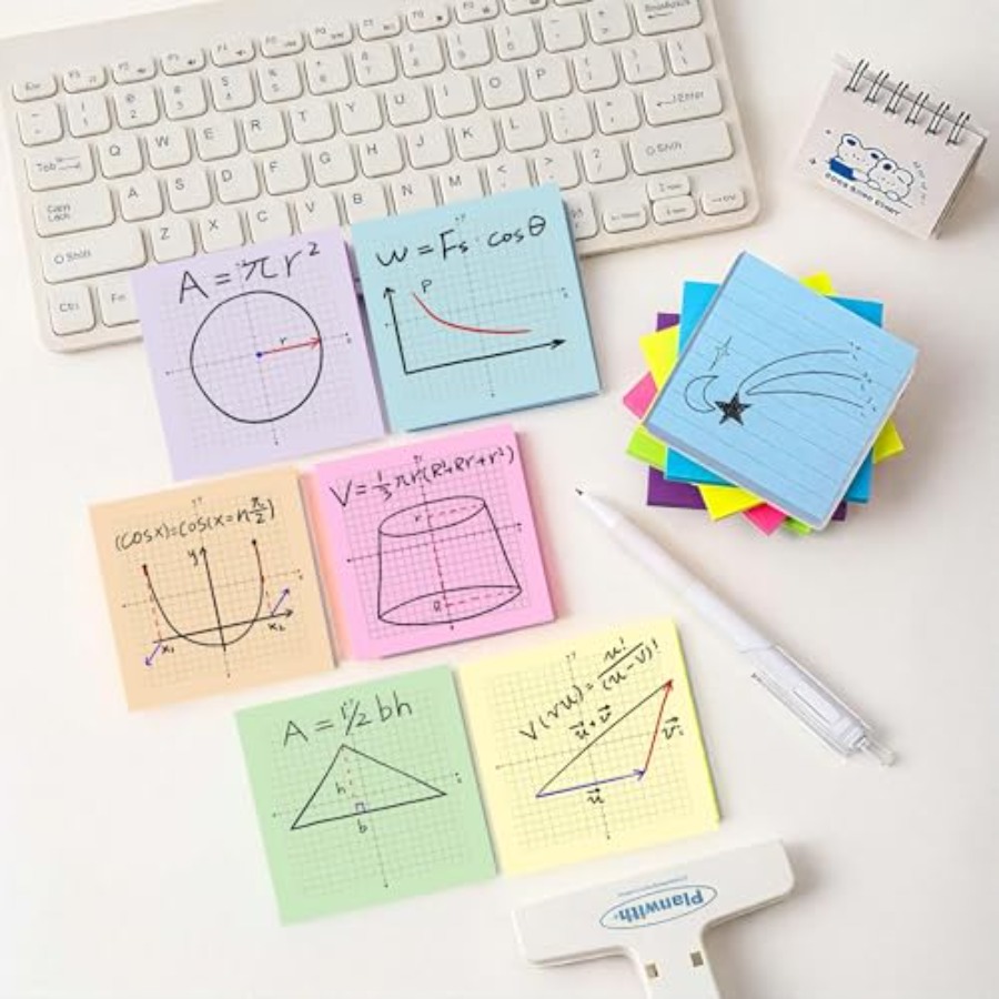 Graph Paper Sticky Notes Set,  - Graph Paper Pad のレビューと価格