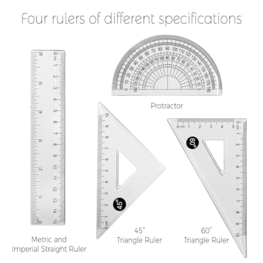Protractor and Compass Set wit - Compass Geometry Set のレビューと価格