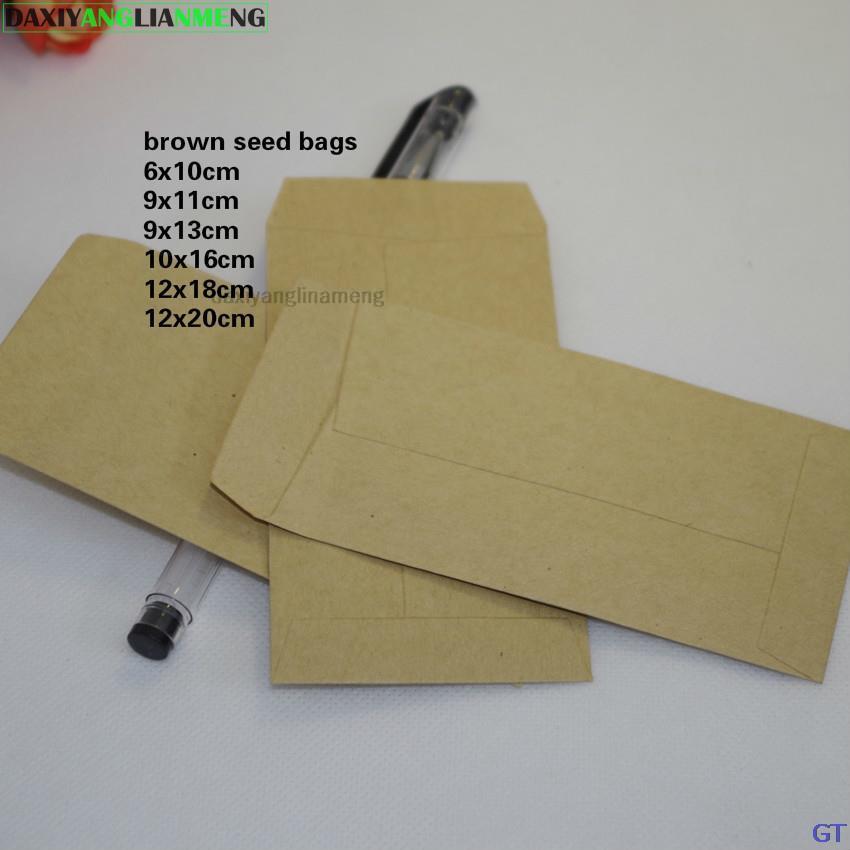 100pcs 6*10 10*16 9*1312*20cm  - Letter Envelope Kraft のレビューと価格