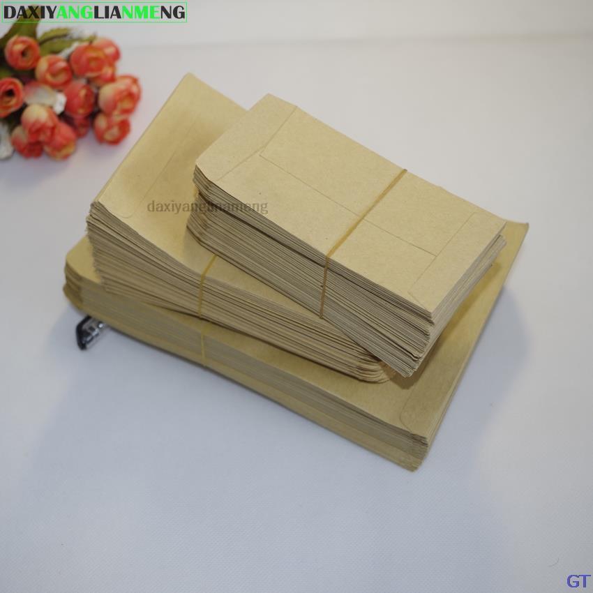 100pcs 6*10 10*16 9*1312*20cm  - Letter Envelope Kraft のレビューと価格