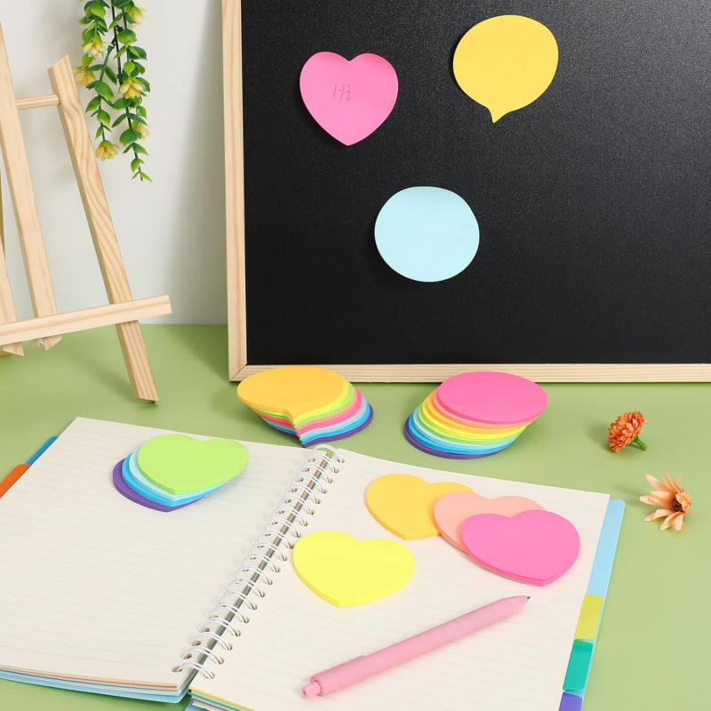 【3 Styles Heart Memo Pads】720  - Total Stationery & Office Supply のレビューと価格