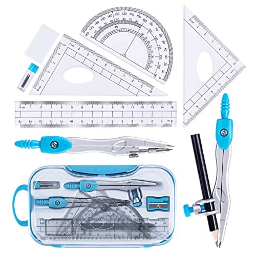 Math Geometry Kit Set 10 Piece - Compass Geometry Set のレビューと価格