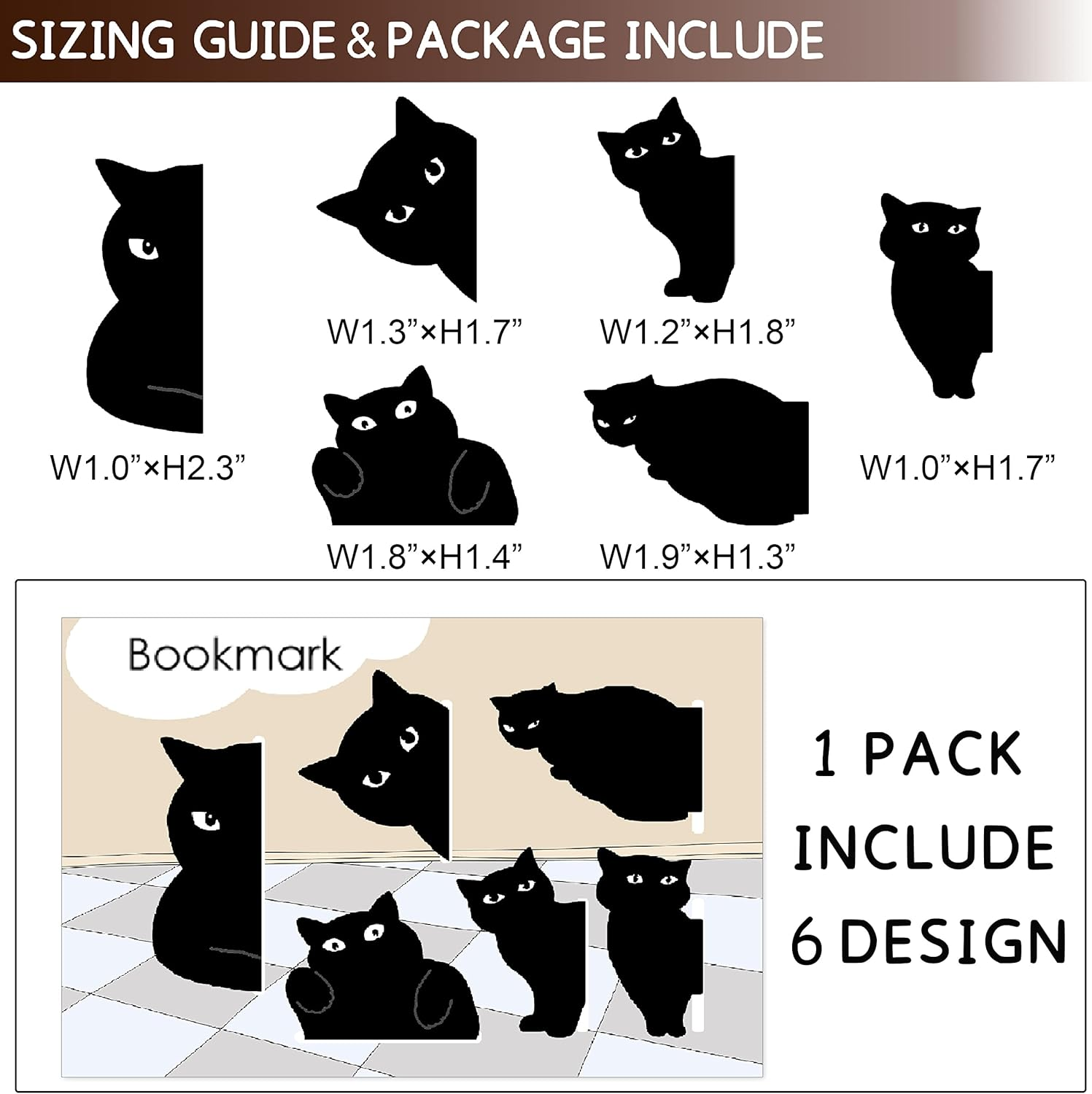 Magnetic Bookmarks - 6 Pieces  - Paperclip Magnetic Set のレビューと価格