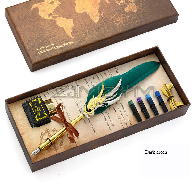 New Feather Pen Luxury Fountai - Fountain Pen Ink のレビューと価格