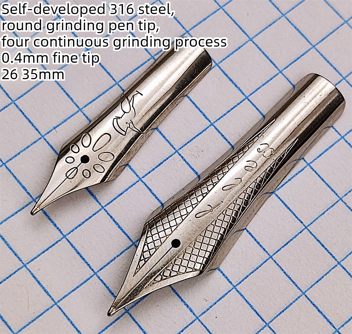 Handmade 316 Steel Round Polis - Fountain Pen Ink のレビューと価格