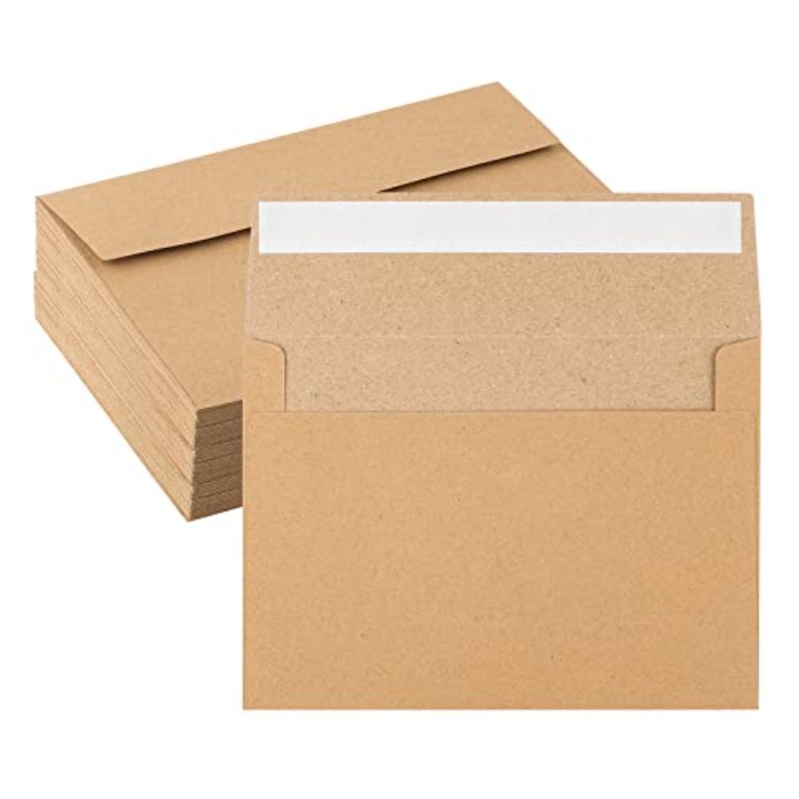 50 Pack Kraft Envelopes - 4 x  - Letter Envelope Kraft のレビューと価格
