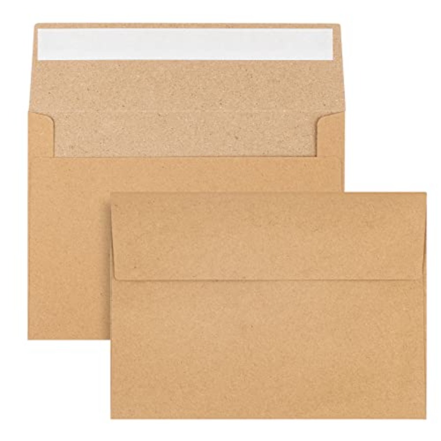 50 Pack Kraft Envelopes - 4 x  - Letter Envelope Kraft のレビューと価格