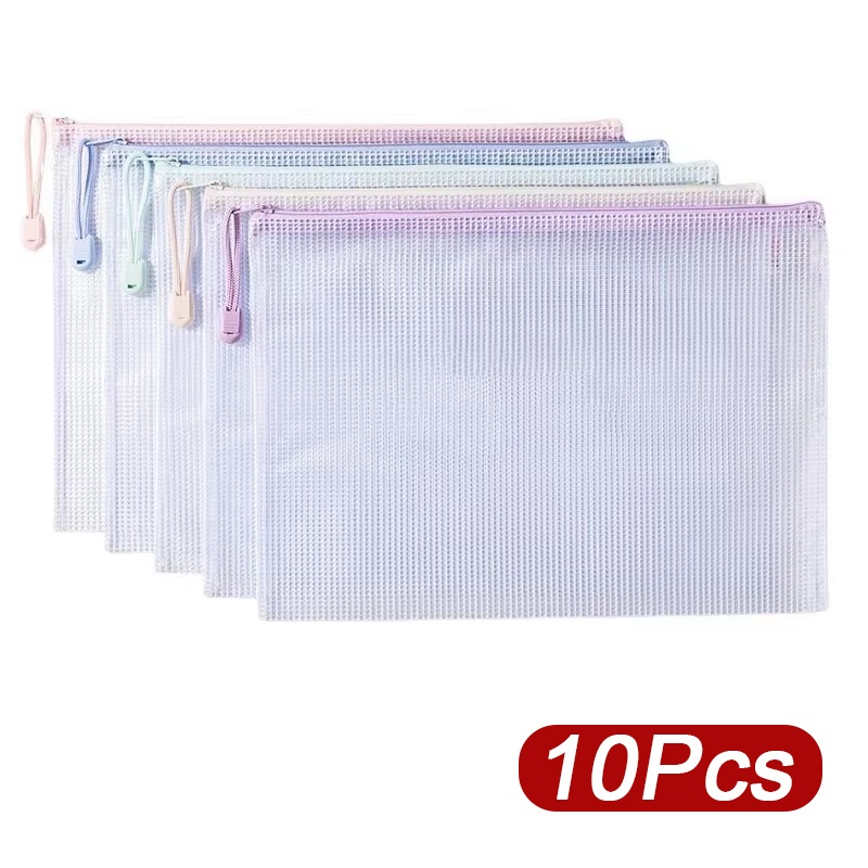 5-30pcs Zipper Mesh Bag A4/A5  - Supply Of Office Stationery のレビューと価格