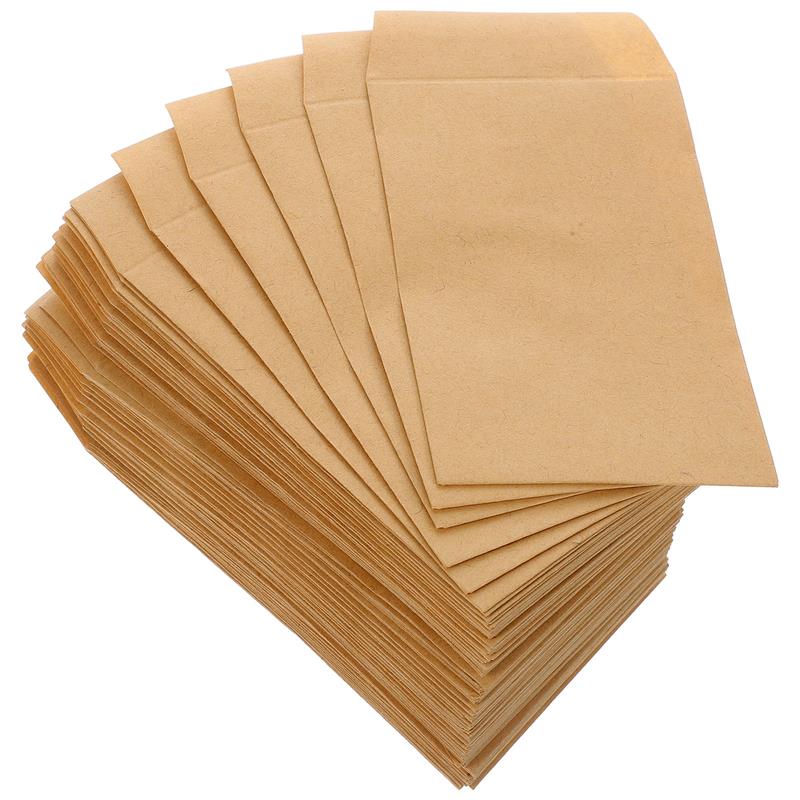 100Pcs Small Kraft Seed Envelo - Letter Envelope Kraft のレビューと価格