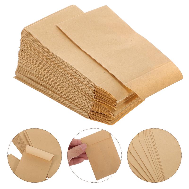100Pcs Small Kraft Seed Envelo - Letter Envelope Kraft のレビューと価格