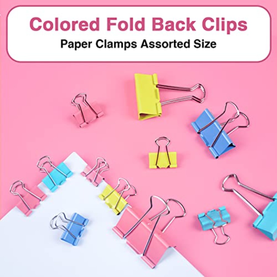 Binder Clips, PCS Large Binder - Binder Clip Assorted のレビューと価格