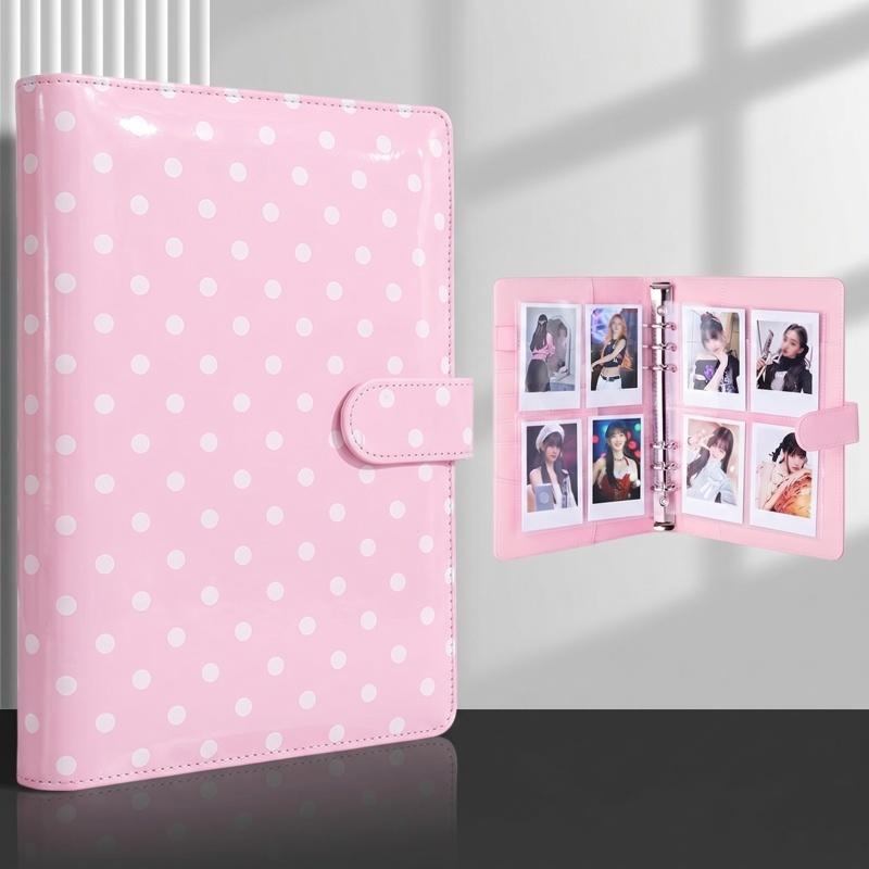A5 Polka Dot 6 Ring Card Colle - Notebook Dotted A5 のレビューと価格
