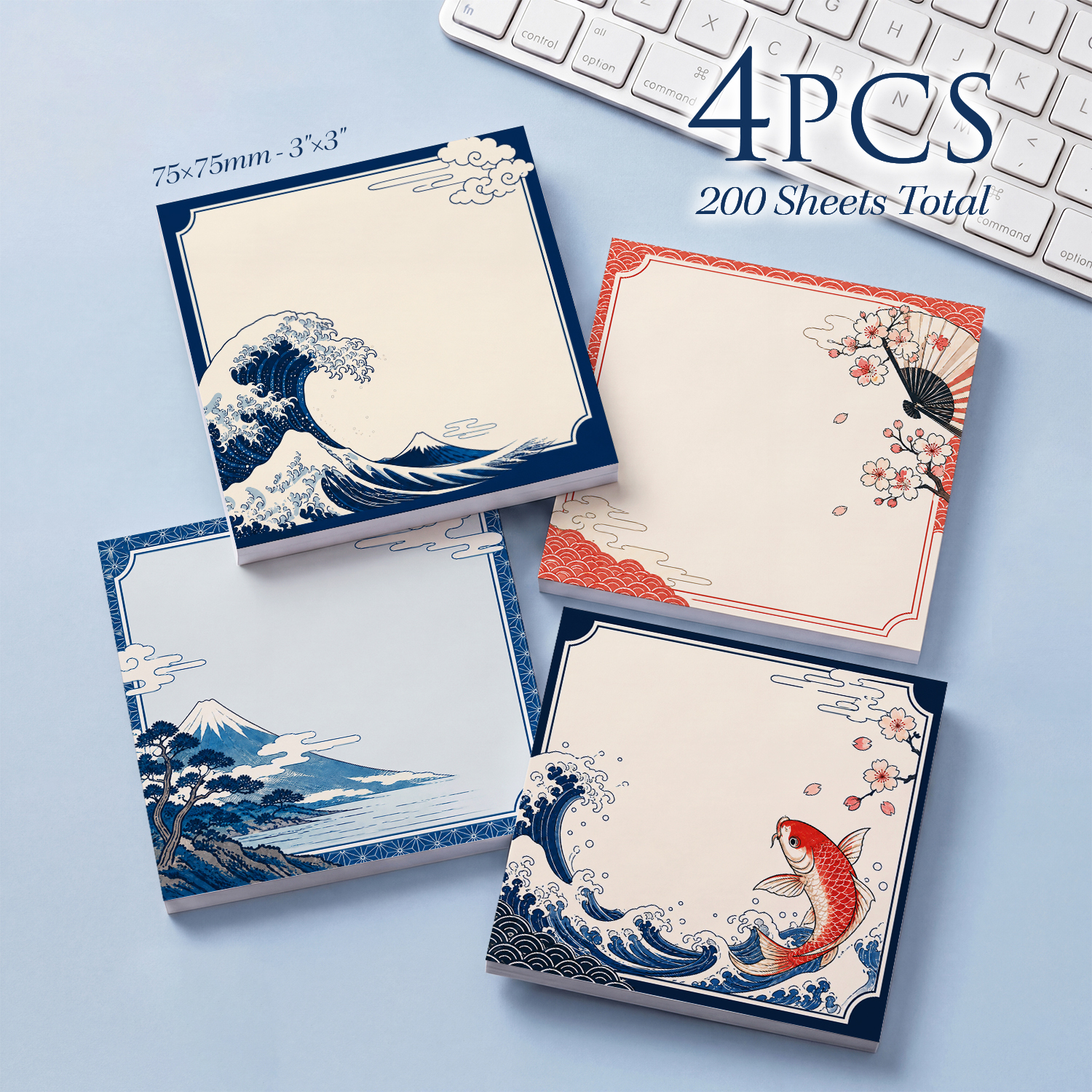 4pcs Japanese Style Sticky Not - Total Stationery & Office Supply のレビューと価格