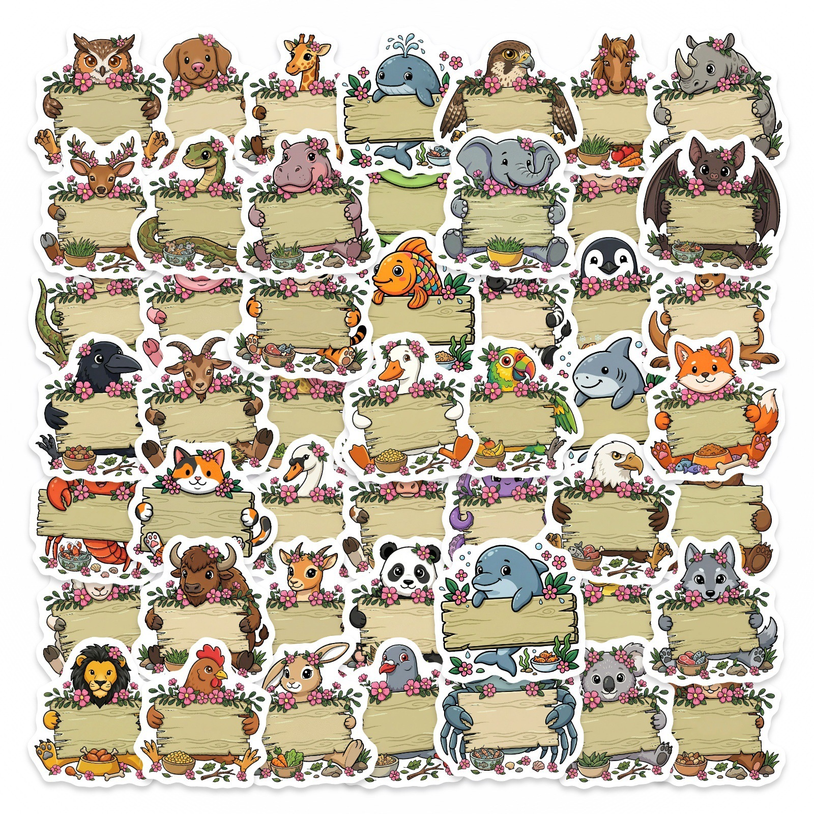 50/100Pcs HD Watercolor Forest - Paper Deal Stationery & Office Supply のレビューと価格