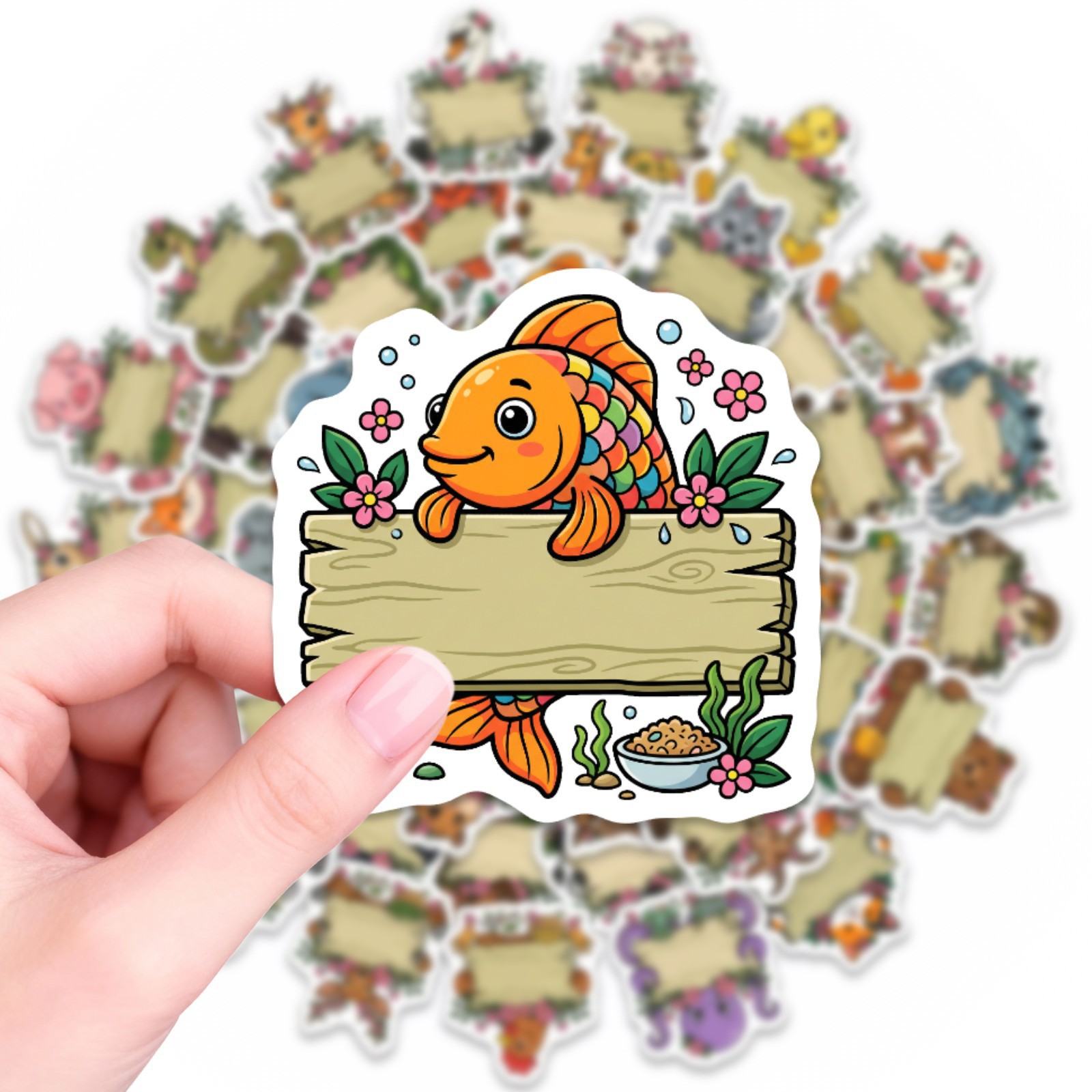 50/100Pcs HD Watercolor Forest - Paper Deal Stationery & Office Supply のレビューと価格